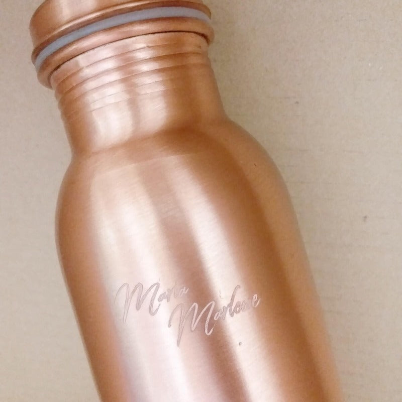Coco Glo Personalised Ayurvedic Copper Bottle